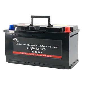 Nouvelle <span class=keywords><strong>batterie</strong></span> de démarrage de voiture 12V 120Ah LiFePO4 pour solaire, <span class=keywords><strong>camping</strong></span>-<span class=keywords><strong>car</strong></span>, bateau et <span class=keywords><strong>camping</strong></span>-<span class=keywords><strong>car</strong></span> - 4000 cycles certifiées CE - Product Image 5