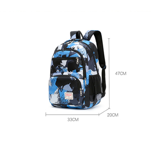 Fashion Waterproof Big <b>Set</b> <b>Lunch</b> Box Pencil Case 3-in-1 Casual Travel School Laptop Bag Backpack - Product Image 6