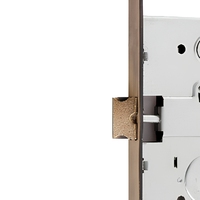 Serrure à mortaise silencieuse pour marché russe, boîtier de serrure magnétique pour portes intérieures en PVC et en bois