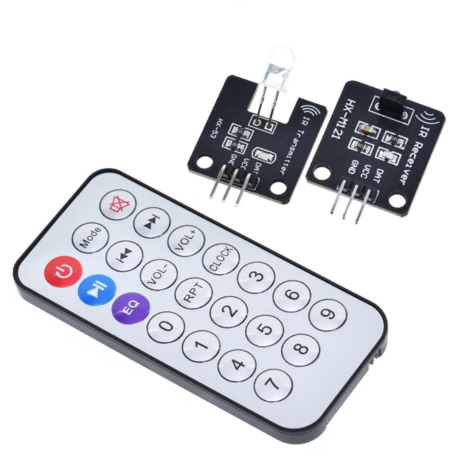 TZT 1Set IR Infrared Transmitter Module Ir Digital 38khz Infrared Receiver Sensor Module With Remote Control for Arduino