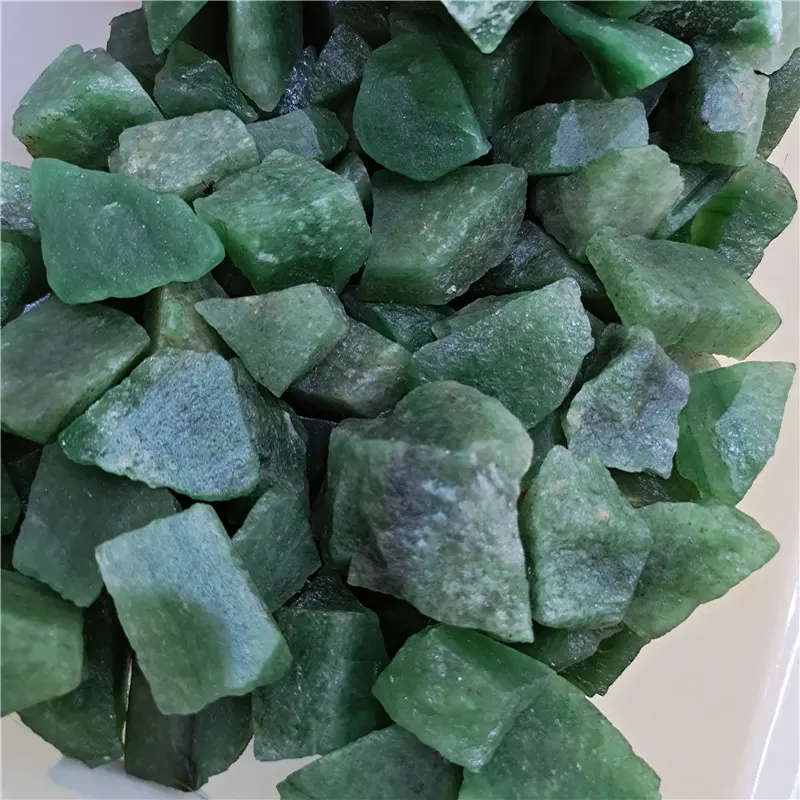 Wholesale natural green aventurine rough stone aventurine raw crystal healing