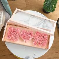 Neues Design Benutzer definierter Luxus strauß Ich liebe Mutter Blumen Geschenk boxen Rechteck Schokolade und Blumen kasten für Muttertag