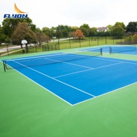 Baldosas de PVC Encajables Multideportivas para Canchas de Tenis y Baloncesto, Superficie Exterior Duradera, Certificación CE//ISO9001