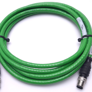 Rssd M12ชุดสายไฟคู่420-3ม. ตัวผู้4-pin D-Code 4A 250V สินค้าใหม่ของแท้ - Product Image 1