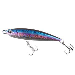160mm 60g superficie de hundimiento lápiz duro <span class=keywords><strong>Yozuri</strong></span> Crankbait almizclado sublimación Popper Topwater cuerpo señuelo de pesca cebo con anzuelo triple - Product Image 2