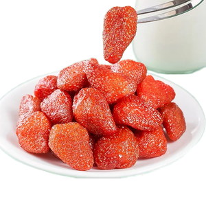 Snack di Fragole Essiccate 500g, Frutta Candita e Conservata in Sacchetti - Product Image 1