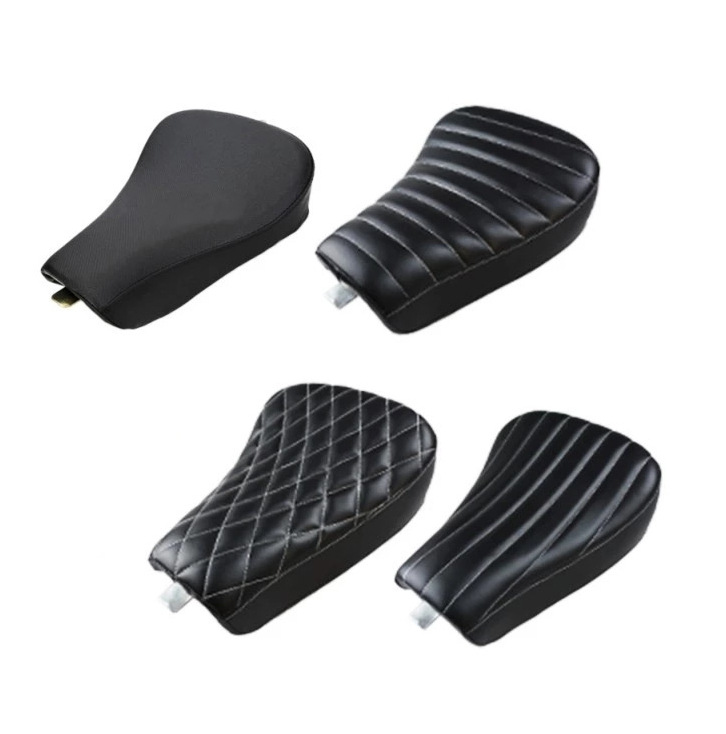 Передняя Кожаная подушка для водителя мотоцикла, подушка для одного сиденья для Harley