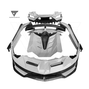 Kits de cuerpo de fibra de carbono medio seco estilo <span class=keywords><strong>Svj</strong></span> para Lamborghini <span class=keywords><strong>Aventador</strong></span> Lp720 Lp700 Lp750 <span class=keywords><strong>Roadster</strong></span> 2011-2015 - Product Image 1