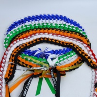 Ruban de graduation personnalisé 3 couleurs Thème de graduation 2025 Ruban décoratif hawaïen Ruban de collier de graduation