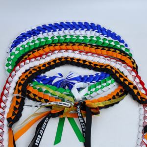 ริบบิ้นรับปริญญาแบบกำหนดเองริบบิ้น3สีสำหรับ2025จบการศึกษาริบบิ้นฮาวายสำหรับการสำเร็จการศึกษา <span class=keywords><strong>Lei</strong></span> - Product Image 2