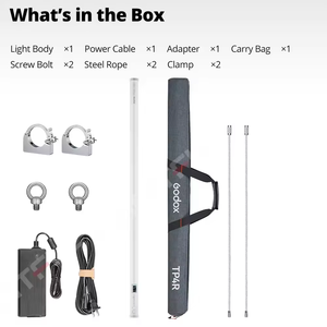 <span class=keywords><strong>Godox</strong></span> TP2R TP4R RGB <span class=keywords><strong>LED</strong></span> RGBWW Pixel Tube 2000K-10000K Lámpara de Luz de Relleno para Fotografía, Estudio, Grabación de Video y Vlogs - Product Image 5