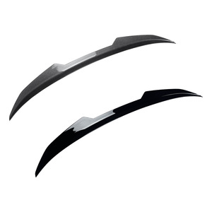 Bmw Rear Spoiler Piano Black Carbon Fiber Texture Abs Material Ducktail Trunk Wing For 2 Series F74 225i 235i 2024+ Psm Model - Product Image 3