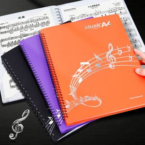 Entrega Rápida, Libro de Datos A4 de Plástico para Negocios, Creativo, Multicapa, 40/60 Páginas, Impresión Serigráfica, para Estudiantes, Profesores, Música, Piano - Product Image 1