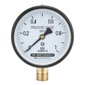 Manómetro de Latón Y-100 Estándar 0-1.6 2.5 40 60 MPa Hidráulico/Gas para Calderas con Puntero de 100 mm de Diámetro - Product Image 2