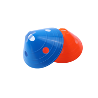 Disque d'agilité de football en gros avec trou, en PE durable pour l'entraînement de football et sportif