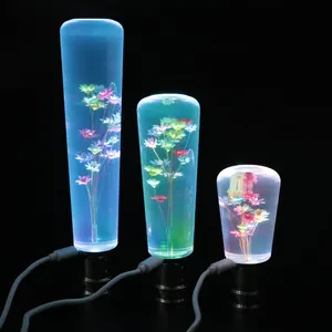 2022 JDM Unterwasser-Blumen schalt knopf Bosozoku LED Light Up Schaltknauf