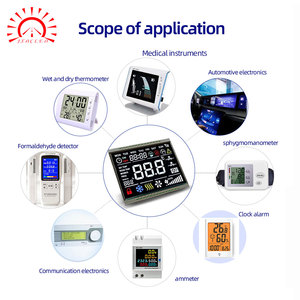 Tùy chỉnh 128x64 tn/HTN/STN/FSTN va Màn hình <span class=keywords><strong>LCD</strong></span> với 14 đoạn COG 7 đoạn hiển thị kỹ thuật số màu sắc đơn sắc sản phẩm - Product Image 5