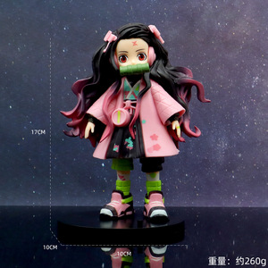 HESPER 16CM Kamado Nezuko Tanjirou Kyoujurou Agatsuma Zenitsu Versión Infantil Q Figura de Anime de PVC de <span class=keywords><strong>Demon</strong></span> <span class=keywords><strong>Slayer</strong></span> - Product Image 3