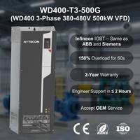 Controlador de Mega-Sistema HYTECON 500kW WD400-T3-500G 680HP 380V Trifásico VFD Inversor de CA Multidrive para Uso Industrial