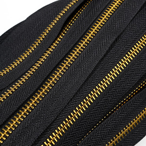 Dawei Chất lượng cao #5 kim loại dây kéo CuộN | Vàng y-răng, số lượng lớn dây kéo dài | bán buôn cho may mặc, hành lý và dệt may nhà - Product Image 4