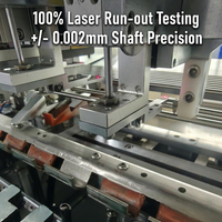 Eje CNC Personalizado de Acero Inoxidable, Torneado de Precisión, 100% Inspeccionado por CMM, para Motor de Robot, 0.002mm, Citizen Star Tsugami