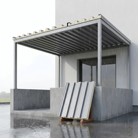 Tuiles de toiture en panneaux sandwich d'aluminium imperméables pour la construction