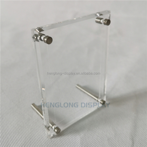 wholesale transparent double sided plastic picture frame and acrylic photo frame