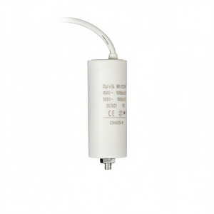 ตัวเก็บประจุแบบฟิล์ม 25uF 450V พร้อมสายเคเบิลสำหรับการสตาร์ทมอเตอร์ - Product Image 2