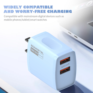 Chargeurs rapides 2 USB Chargeur mural pour iPhone 15 16 17 Charge rapide Chargeurs de téléphone portable en gros OEM Chargeur de téléphone portable - Product Image 5