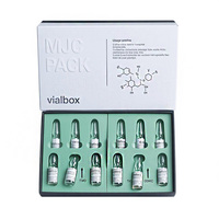 Boîte d'emballage pour flacon de peptides à fermeture magnétique, construction rigide pour flacon de peptides unique de 3 ml de haute valeur, cadeau