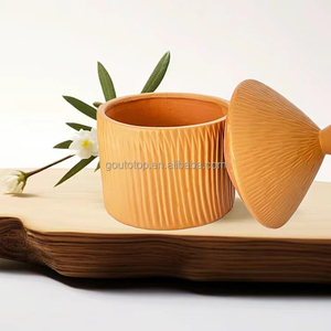 Pot à bougie <span class=keywords><strong>en</strong></span> céramique vide <span class=keywords><strong>en</strong></span> gros <span class=keywords><strong>avec</strong></span> <span class=keywords><strong>couvercle</strong></span>, pot à bougie cylindrique <span class=keywords><strong>en</strong></span> <span class=keywords><strong>terre</strong></span> <span class=keywords><strong>cuite</strong></span> imprimé pour la Saint-Valentin - Product Image 6