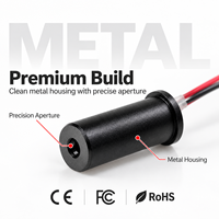 Module laser à point ZhonNa 7,5x21mm 635nm 5mW 3V/5V pour alignement de roues métalliques, équipement laser commercial, pièces certifiées CE RoHS