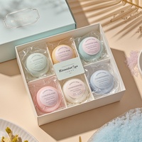 Coffret cadeau de bombes de bain de Noël Vente en gros Bombes de bain pétillantes dans des formes de vacances avec emballage de logo personnalisé