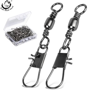 Pêche Émerillon <span class=keywords><strong>Baril</strong></span> Roulant Connecteur 1 #-14 # Hameçons Roulement Pivotant Connecteur Accessoires De Pêche - Product Image 1