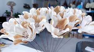 Bestseller: Bouquet Artificiale di Fiori <span class=keywords><strong>in</strong></span> <span class=keywords><strong>Legno</strong></span> Sola Fatti a Mano, Eco-Friendly, Stile Boho per Laurea, Halloween, Addio al Nubilato, Ringraziamento - Product Image 6