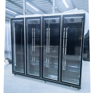 Congélateur vitrine vertical 2000L, réfrigérateur à bière sur pied, dégivrage automatique - Product Image 1