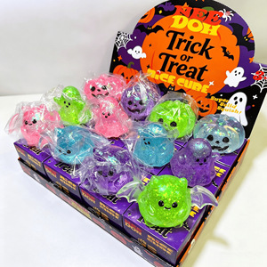 Juguete antiestrés de calabaza, murciélago y fantasma relleno de maltosa de elevación lenta, de Halloween, para el dulce o el truco, desde almacén de EE. UU. - Product Image 3