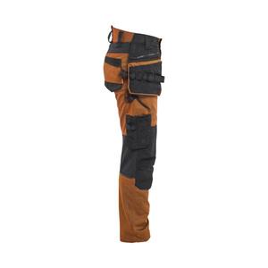 BLAKLADER - 717011494099D23 Pantalones artesanos de mujer en 2 vías elásticos Rust/Black-PANTALÓN DE TRABAJO EAN 7330509952078 - Product Image 5