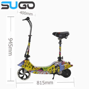 Patinetes Eléctricos para Niños con Freno <span class=keywords><strong>de</strong></span> Mano y Asientos, 120W, Batería <span class=keywords><strong>de</strong></span> Plomo-Ácido, para Juegos al Aire Libre, con Certificación CE - Product Image 3
