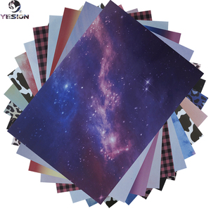Feuilles d'encre de transfert <span class=keywords><strong>infusible</strong></span> aquarelle 12x12 papier de sublimation pré-encré pour T-shirts de bricolage, presse à chaud pour tasse, sous-verre vierge - Product Image 4