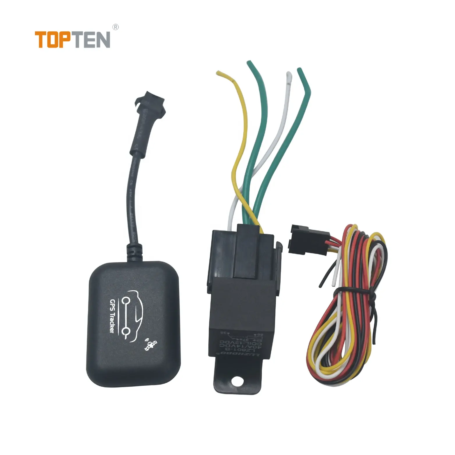 Rastreador de coche MT05 Topten, superventas, motor de Parada Remota, mini dispositivo de seguimiento GPS con configuración USB