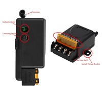 Interruptor Inalámbrico de Alta Potencia de 220V con Control Remoto para Lámparas, Puertas y Ventanas con Función de Encendido/Apagado
