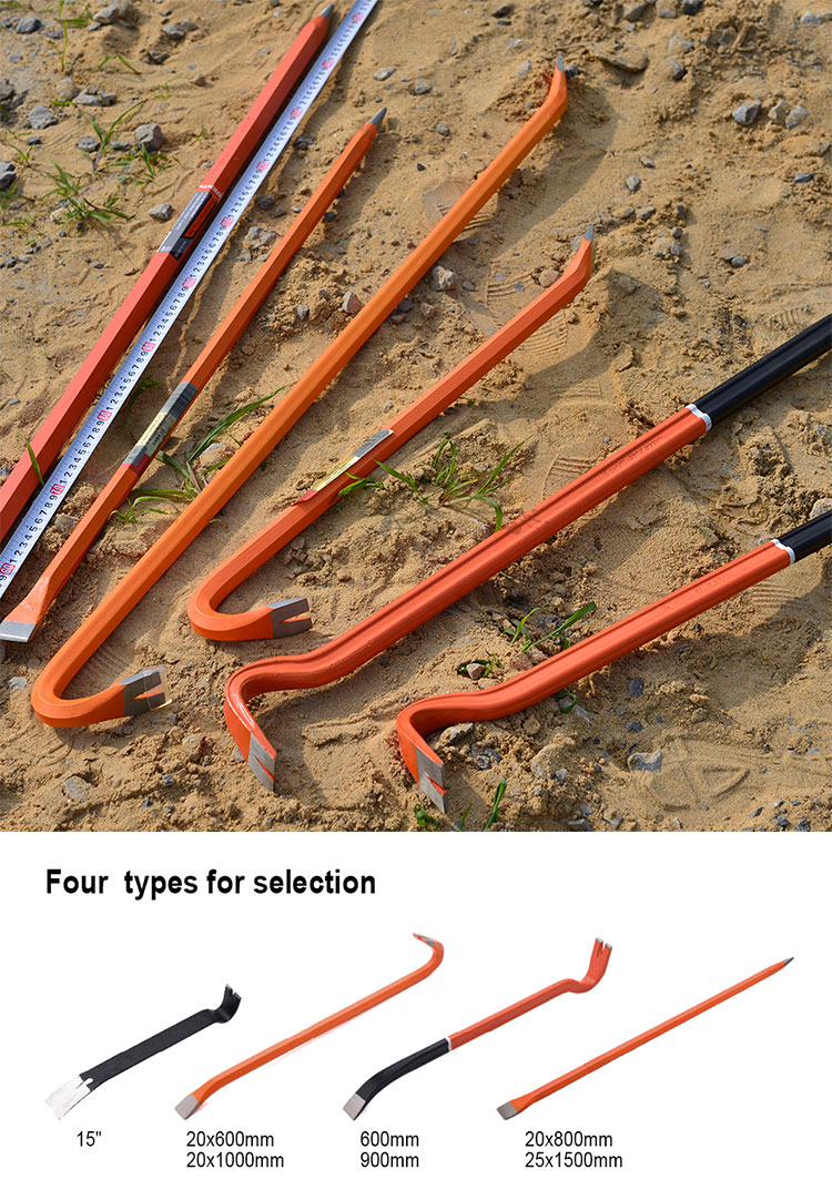 HARDEN High Quality 20x800mm 25x1500mm Premium Heavy Duty Crowbar