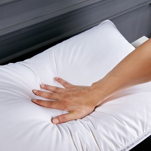 Oreiller de luxe en coton doux et moelleux, alternative au duvet, pour hôtels, avec inserts en plumes et duvet, pour massage du visage – Meilleure vente - Product Image 4