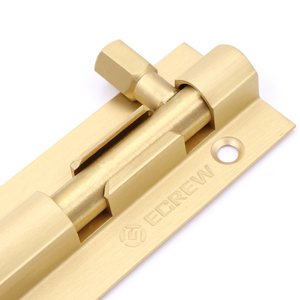 Đồng thau chốt cửa Bolt chốt an ninh bảo vệ trượt cửa bên trong tháp Bolt đồng an ninh Lỗ mộng Ổ khóa cửa - Product Image 3