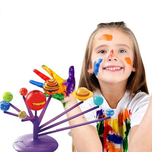 Sistema Solar giratorio de diseño novedoso con experimentos de Ciencia de proyección, juguetes de pintura para niños - Product Image 1