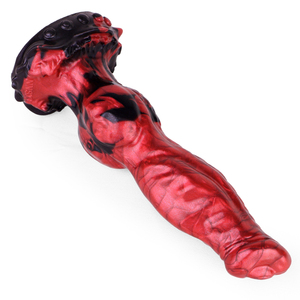 Fantasy Dildo Dog Series <span class=keywords><strong>Rafael</strong></span> Consolador de silicona con ventosa/Tapón anal femenino Juguete sexual de sensación realista - Product Image 4