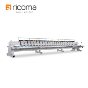 Popolare macchina da ricamo in tessuto piatto programmabile a testa singola e multipla computerizzata dispositivo da ricamo a pianale - Product Image 5