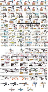 AKM 47 elektrikli hidrojel oyuncak tabanca plastik su Obi Blaster tabancası Pistola De Hidrogel tabancası - Product Image 4