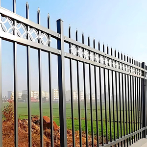 Guardrail/Garden Fence Garden Fence Zinc Steel Metal Wrought <strong>Iron</strong> 6 Feet 1 Set Decorative Garden Fence Rustproof Metal Wire - Product Image 5